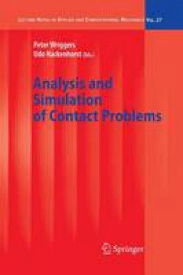 . Ed(s): Wriggers, Peter; Nackenhorst, Udo - Analysis and Simulation of Contact Problems - 9783642068614 - V9783642068614