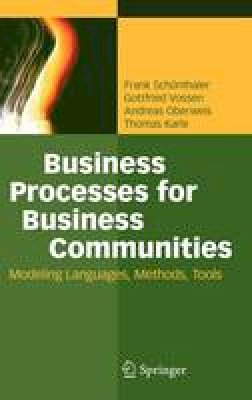 Frank Schönthaler - Business Processes for Business Communities: Modeling Languages, Methods, Tools - 9783642247903 - V9783642247903