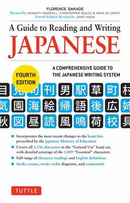 Florence Sakade - Guide to Reading and Writing Japanese - 9784805311738 - V9784805311738