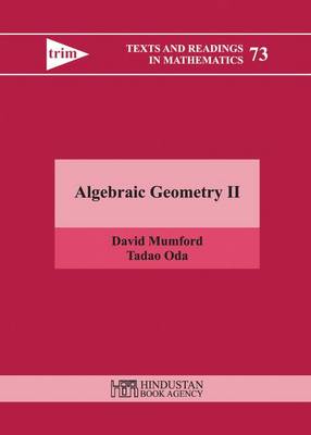 David Mumford - Algebraic Geometry II (Texts and Readings in Mathematics) - 9789380250809 - V9789380250809