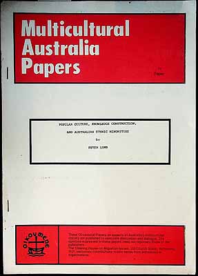 Lumb Peter - Popular Culture,Knowledge Construction, and Australian Ethnic Minorities -  - KCK0001960
