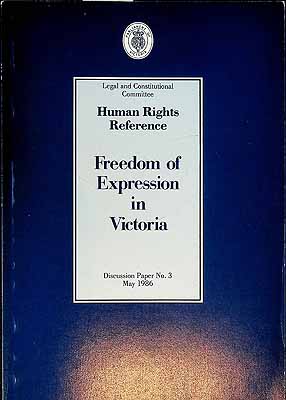  - Freedom of Expression in Victoria Discussion Paper no.3 -  - KCK0002034
