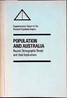  - Population and Australia Recent Demographic Trends and their Implications -  - KCK0002070