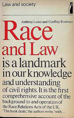 Lester Anthony And Bindman Geoffrey - Race and Law -  - KCK0002109