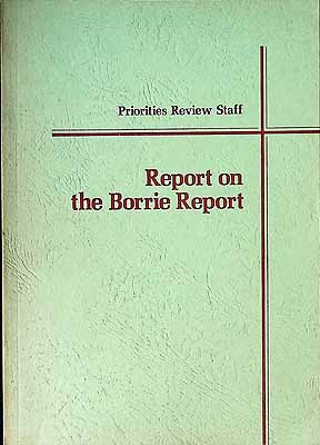 - Report on the Borrie Report -  - KCK0002170