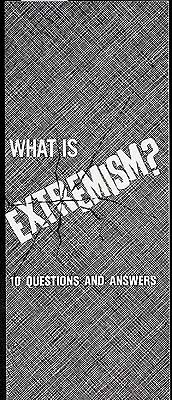  - What is extremism? 10 Questions and answers -  - KCK0002726