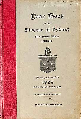  - Diocese of Sydney Year Book 1924 -  - KCK0002818