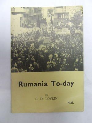 C D Lorvin - Romania To-Day - - KDK0005535 C D Lorvin - Romania To-Day - - KDK0005535