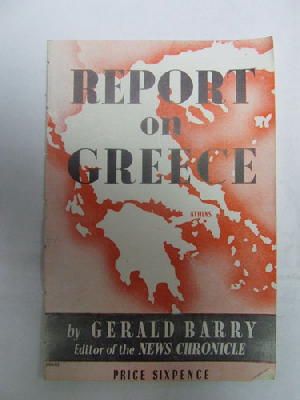 Gerard Barry - Report on Greece -  - KDK0005567