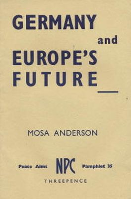 Mosa Anderson - Germany and Europe's future. -  - KEX0157607