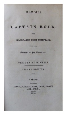  - Memoirs of Captain Rock, the Celbrated Iriish Chieftain with some account of his ancestors. -  - KEX0196063
