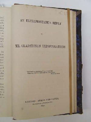  - An Ultramontane's Reply to Mr. Gladstone's Expostulations -  - KEX0243751