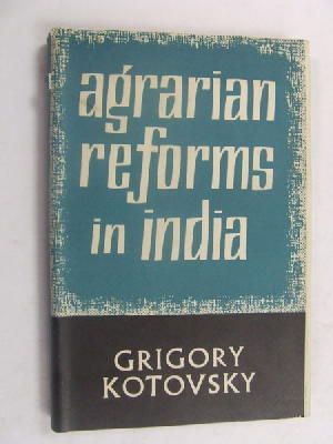 Grigory Kotovsky - Agrarian Reforms in India -  - KEX0269782