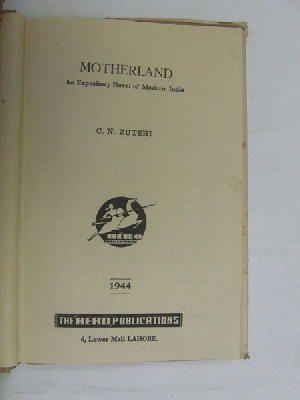 C.n. Zutshi - Motherland: An Expository Novel of Modern India -  - KEX0269898