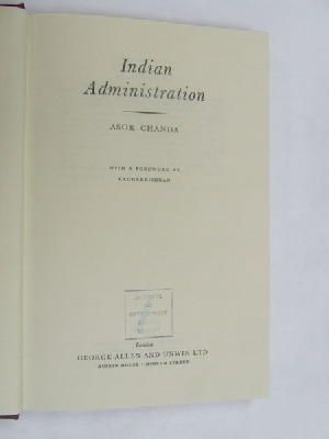 Asok Chanda - Indian administration -  - KEX0269958