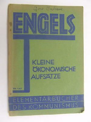 Friedich Engels - Kleine Oekonomische Aufsaetze -  - KEX0270592