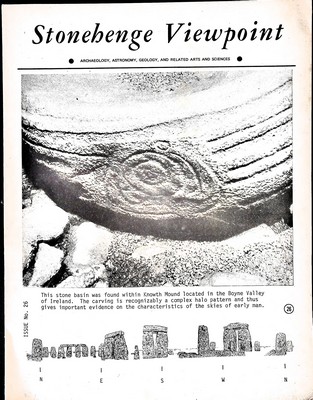 Donald L Cyr - Stonehenge Viewpoint Issue no. 26 On Newgrange Ireland -  - KEX0304885