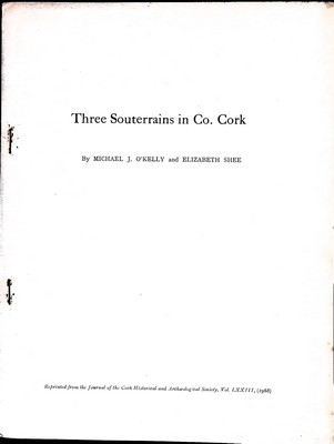 Michael J O Kelly - Three Souterrains in Co. Cork -  - KEX0304910