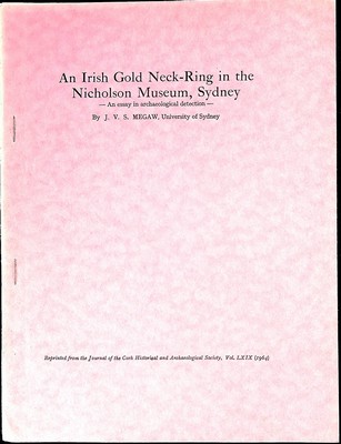 J V S Megaw - An Irish Gold Neck-Ring in the Nicholson Museum Sydney -  - KEX0304915