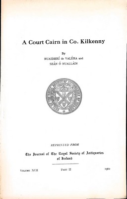Ruaidhri De Valera - A Court Cairn in Co. Kilkenny -  - KEX0304991