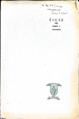 Brian O Cuiv - The Penitential Psalms in Irish verse -  - KEX0305240