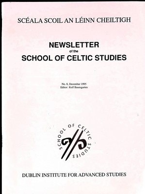 Rolf Baumgarten - Newsletter of the School of Celtic Studies no.8 December 1995 -  - KEX0305255