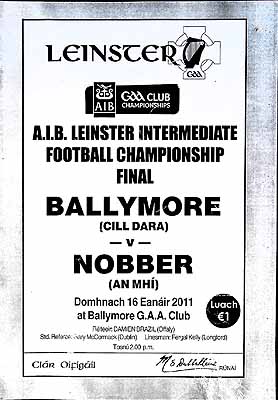 - Ballymore V Nobber 16 Eanair 2011 at Ballymore GAA Club -  - KEX0308198