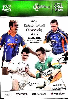  - Kildare V Offaly 24th May 2009 Pairc Ui Mhordha Portlaoise. Official Programme -  - KEX0308265