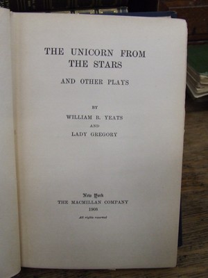 Lady Gregory W B Yeats - The Unicorn From The Stars and Other Plays - B0006AFD1K - KHS0042305