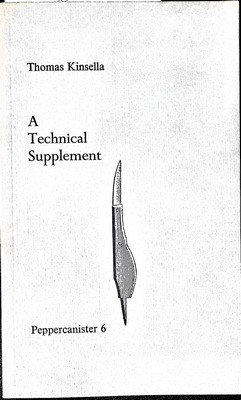 Thomas Kinsella - A Technical Supplement -  - KHS0053484