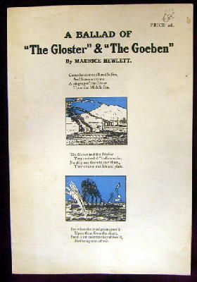 Maurice Hewlett - A Ballad of The Gloster & The Goeben -  - KHS0068115