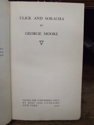 George Moore - Ulick and  Soracha -  - KHS1003528