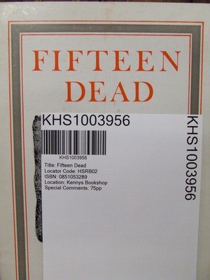 Thomas Kinsella - Fifteen Dead - 9780851053288 - KHS1003956