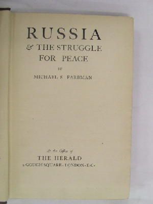 Michael S. Farbman - Russia & the struggle for peace -  - KNW0000102