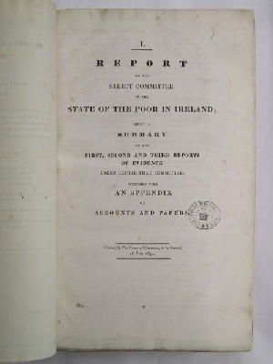  - [State of  the Poor in Ireland 1830 VII] -  - KNW0012983