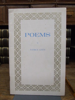 Patrick Given - Poems -  - KOC0003491