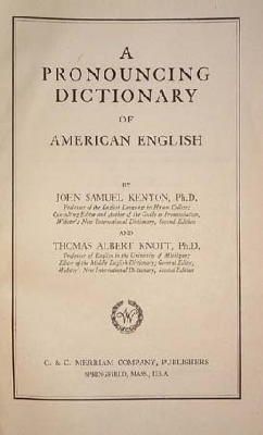a pronouncing dictionary of american english pdf download