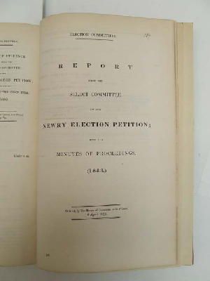 Select Committee - [Report from the Select Committee on the Newry Election Petition; with the Minutes of Proceedings (1853)] -  - KON0822987
