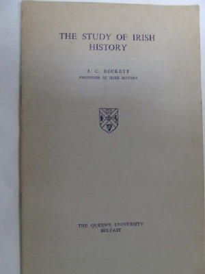 Beckett J.c. - Study of Irish History (New Lecture Series No. 13) -  - KON0823882