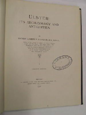 Henry Cairnes Lawlor - Ulster : Its Archaeology and Antiquities -  - KON0824218