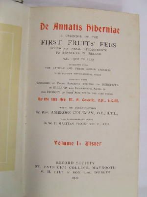 Rev. M. A Costello - De Annatis Hiberniae - Volume 1 -  - KON0824225