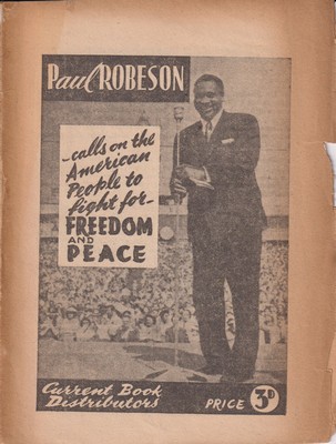 Paul Robeson - Paul Robeson Calls on the American People to fight for Freedom & Peace -  - KRC0002706
