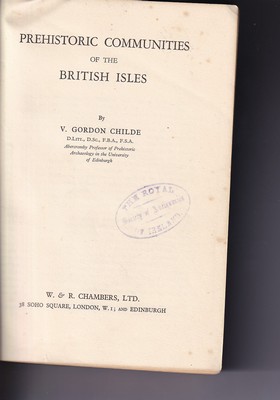 V.gordon Childe - Prehistoric Communities of the British Isles -  - KTJ0050803