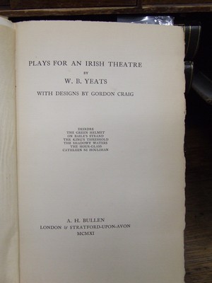 W.B. Yeats - Plays for an Irish Theatre -  - KTK0000557