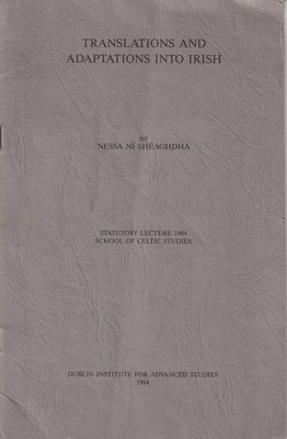 Nessa Ní Shéaghdha - Translations and Adaptations into Irish -  - KTK0098428