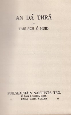 Tarlach Ó Huid - An Dá Thrá -  - KTK0098895