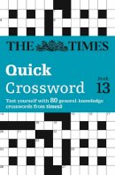The Times Mind Games - The Times Quick Crossword Book 13: 80 world-famous crossword puzzles from The Times2 (The Times Crosswords) - 9780007305865 - V9780007305865