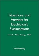 Paul Rosenberg - Questions and Answers for Electrician's Examinations - 9780020777625 - V9780020777625
