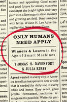 Davenport, Thomas H., Kirby, Julia - Only Humans Need Apply: Winners and Losers in the Age of Smart Machines - 9780062438614 - V9780062438614