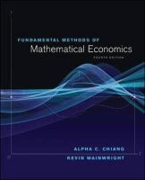 Chiang - Fundamental Methods of Mathematical Economics - 9780070109100 - V9780070109100